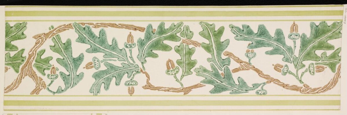 Oak Leaf Acorn Decorative Border