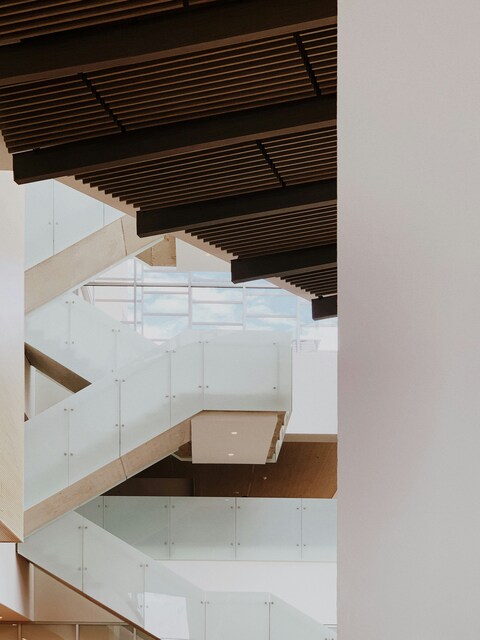 Modern Indoor Multi-level Staircase