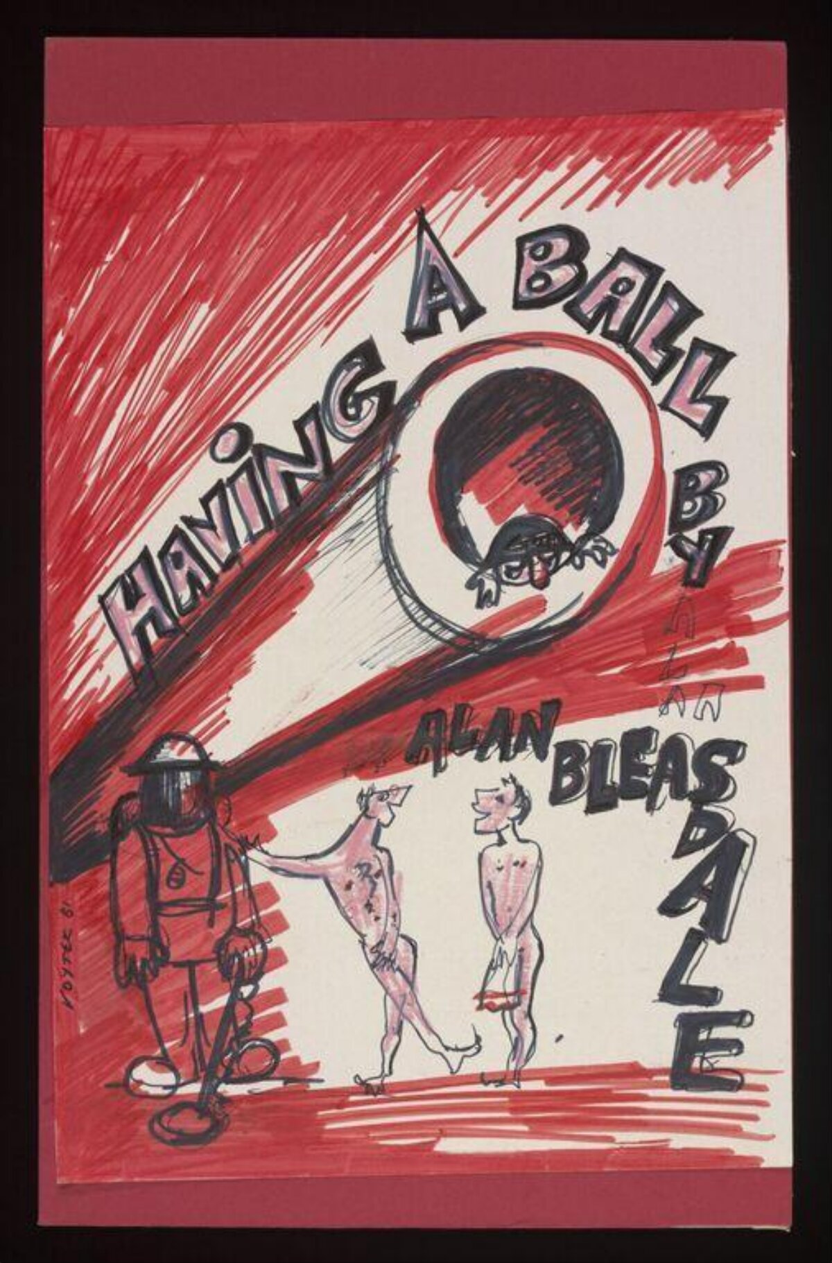 Hand-drawn Having A Ball Poster Sketch