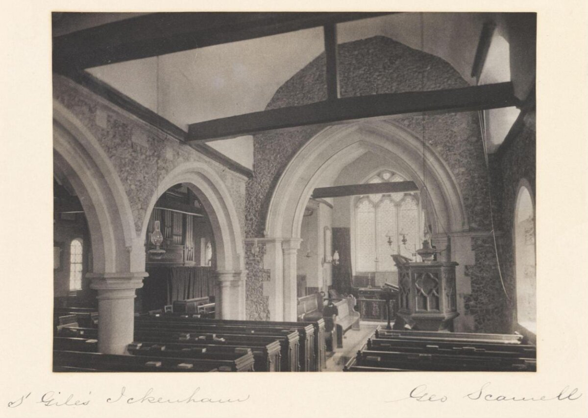 Interior of St Giles Church Ickenham
