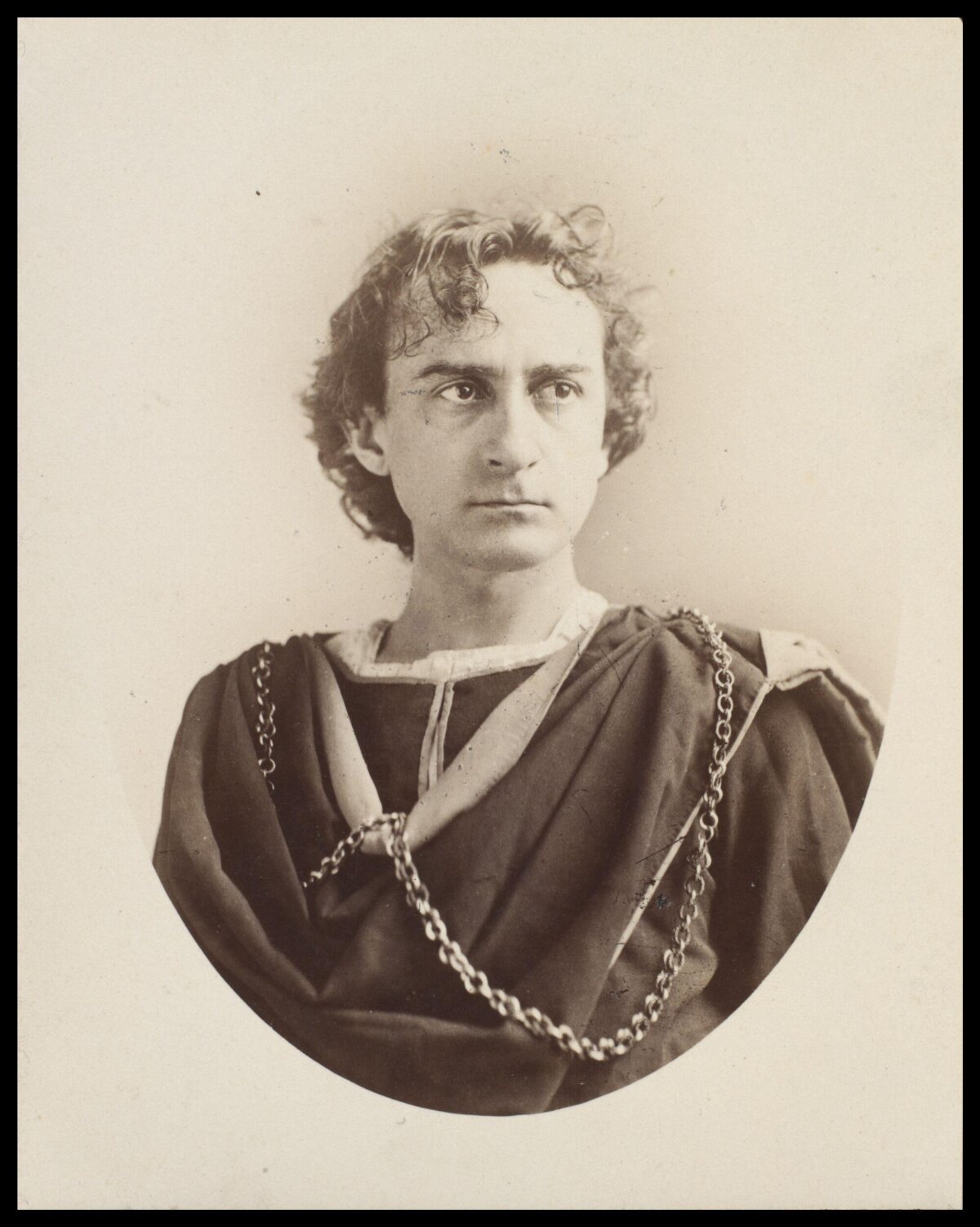 Vintage Portrait of Man in Classical Costume