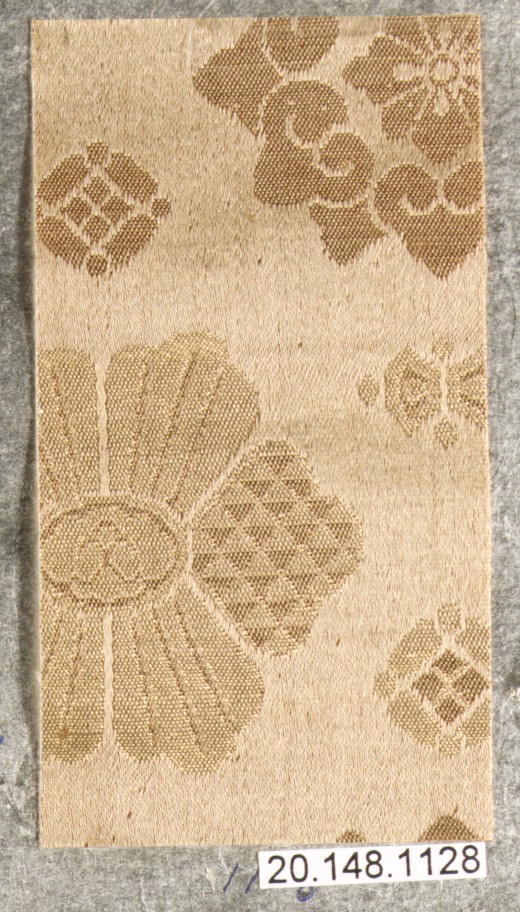 Woven Floral Textile Sample