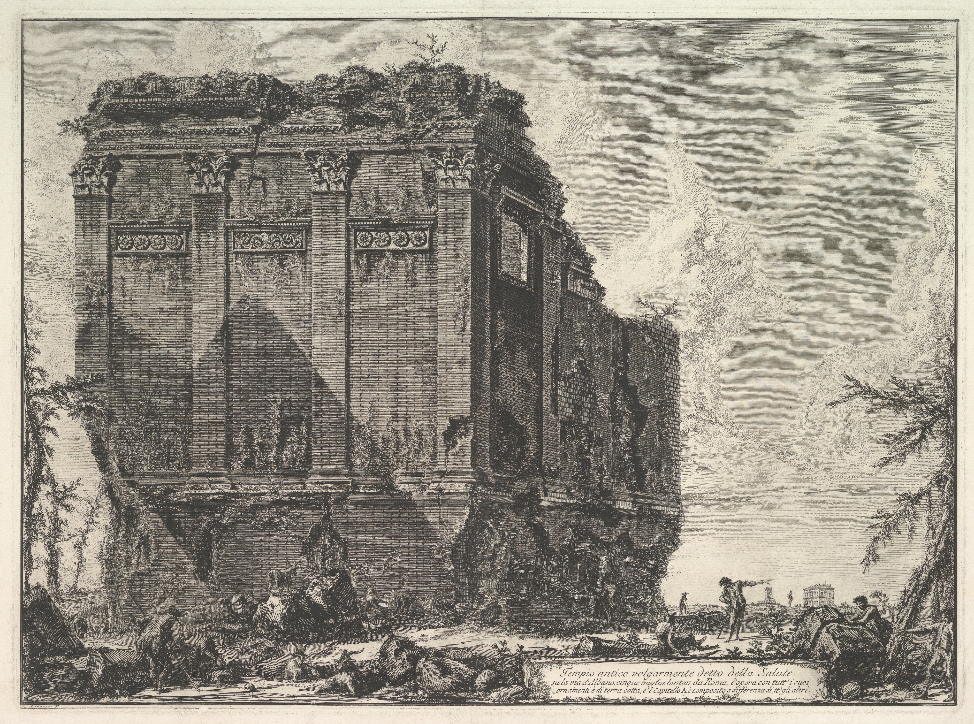 Ruins of Ancient Temple of Salute