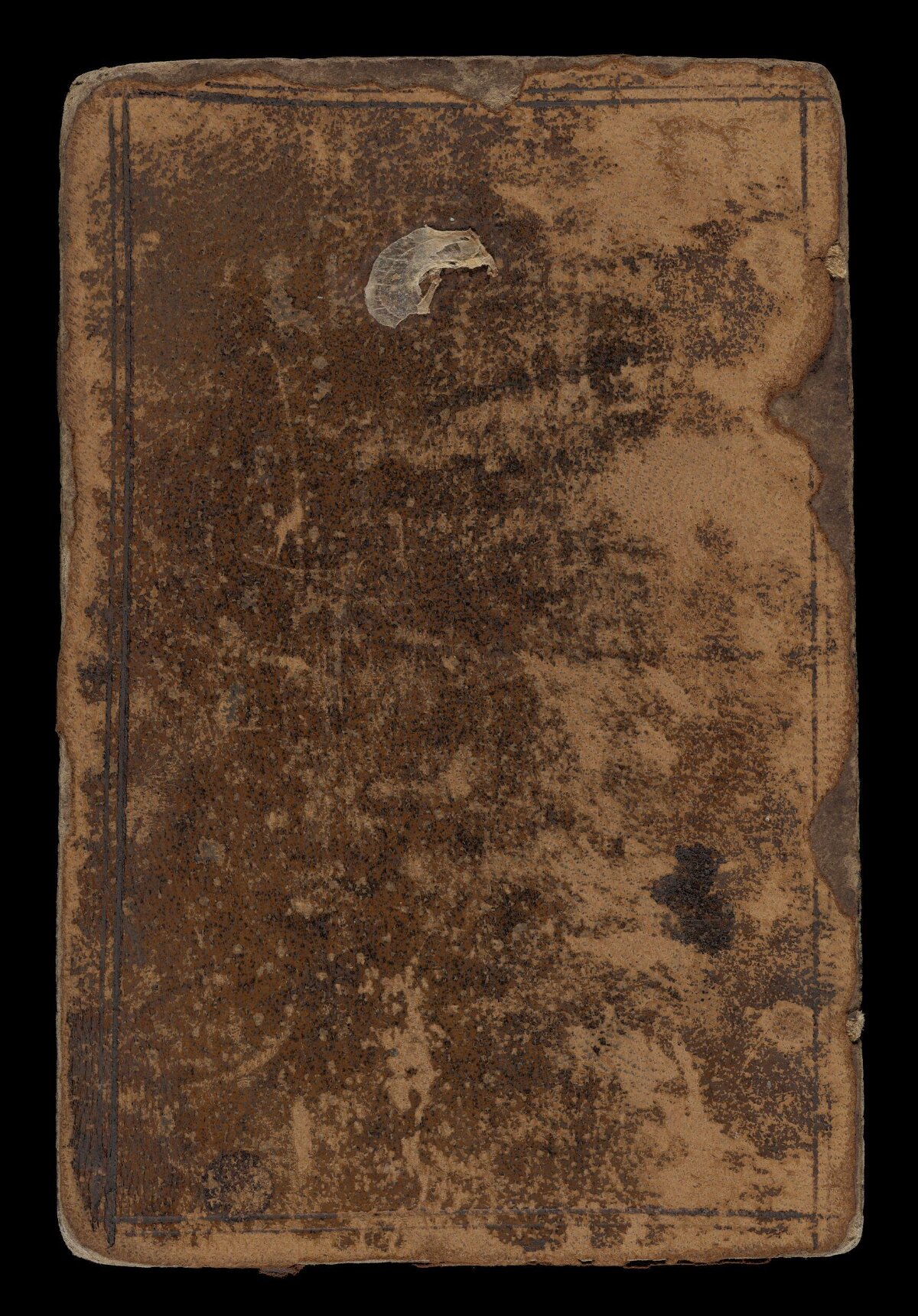 Aged Worn Antique Book Cover
