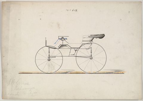 Vintage Carriage Design Sketch