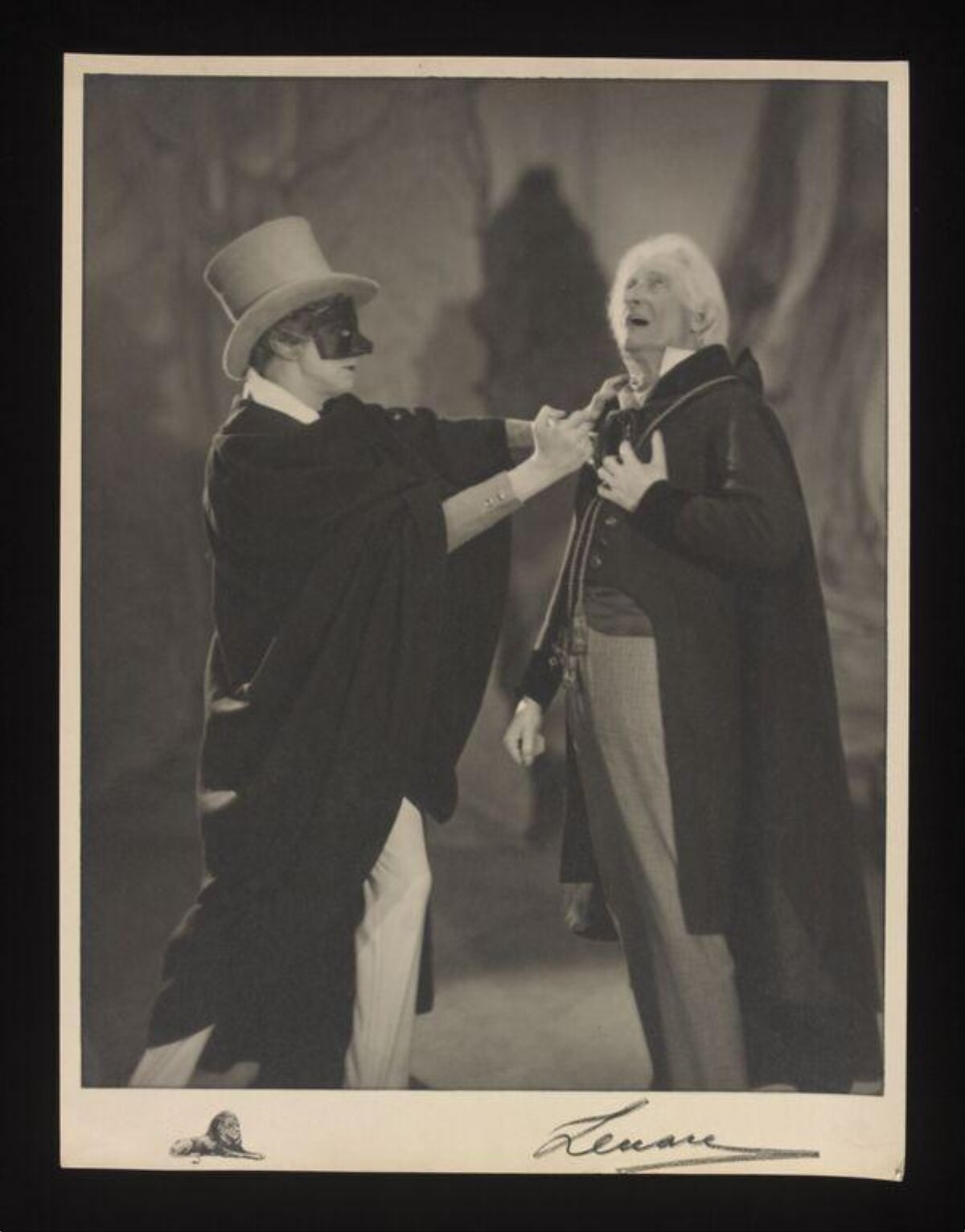 Vintage Stage Confrontation Photo