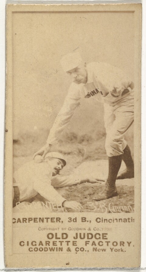 1888 Cincinnati Baseball Cigarette Card