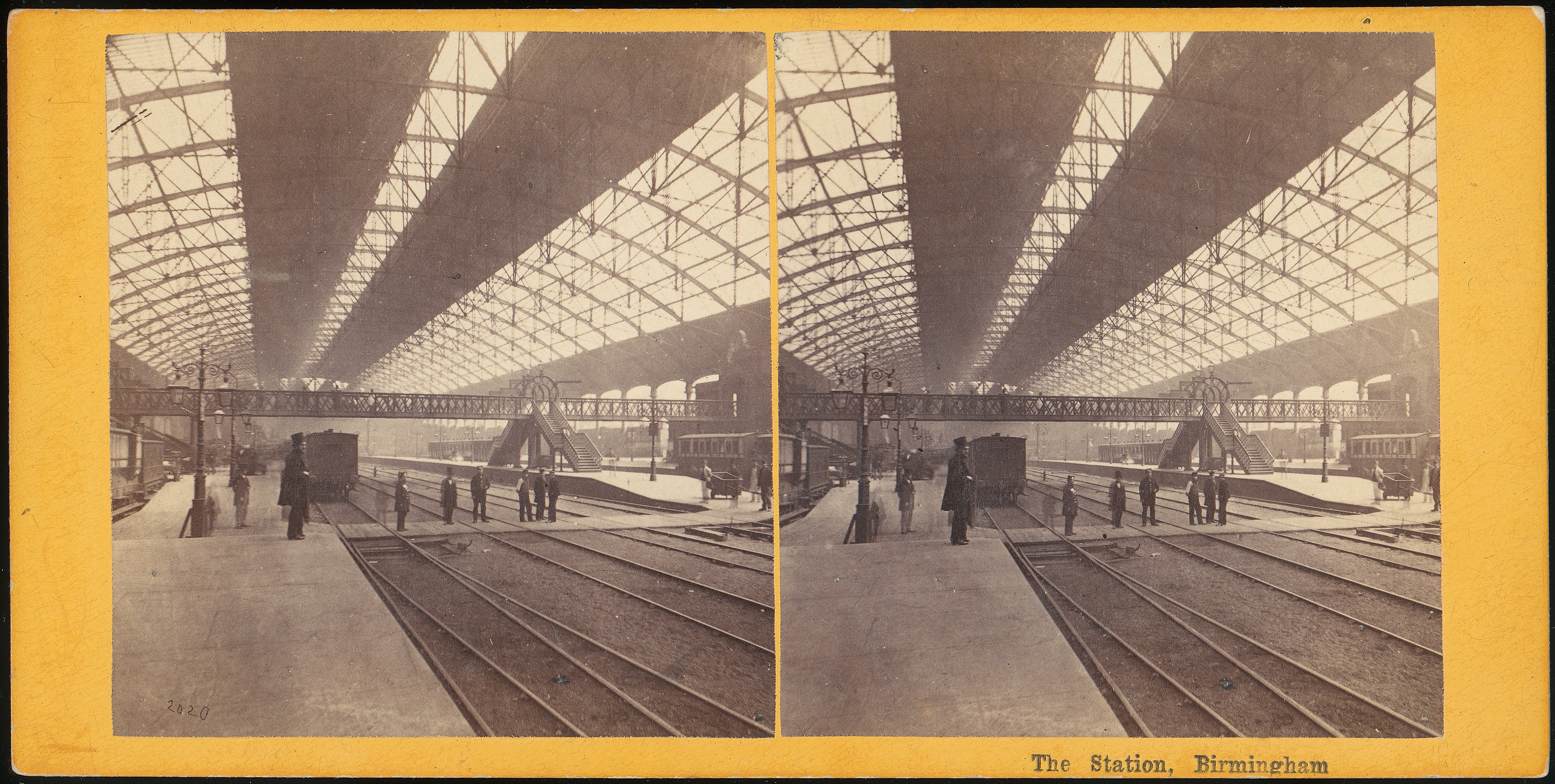Vintage View of Birmingham Station