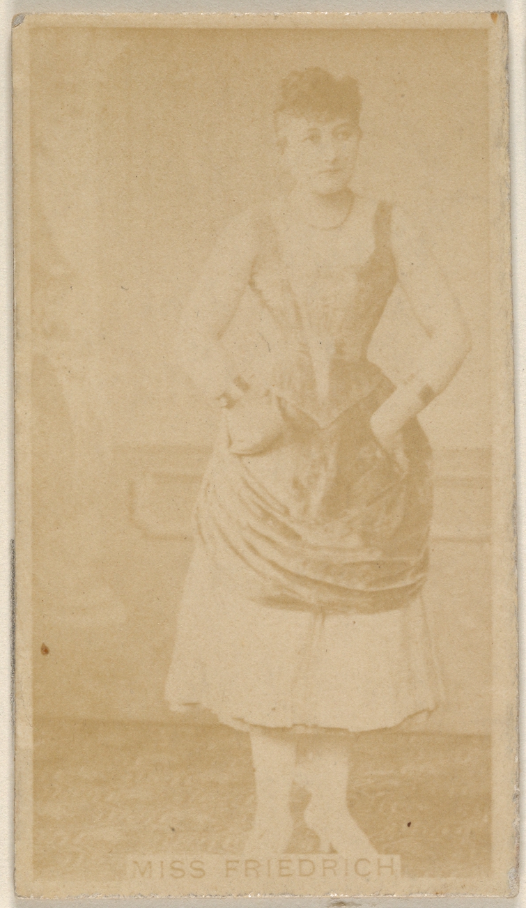 Vintage Portrait of Miss Friedrich