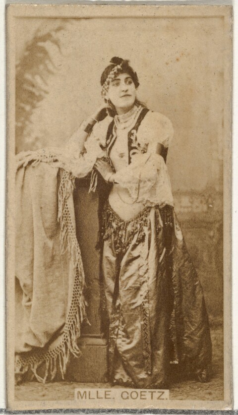 Vintage Portrait of Mlle. Goetz