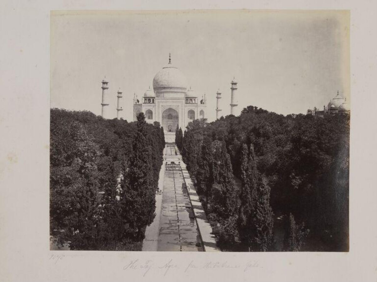 Vintage View of Taj Mahal