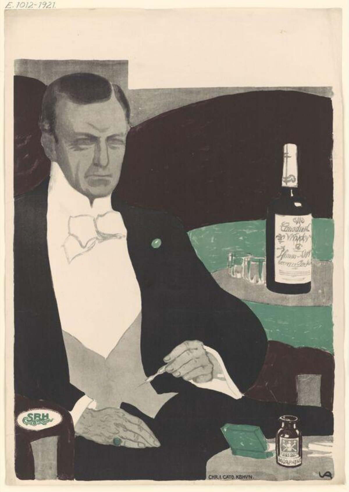 Vintage Canadian Whisky Ad Poster
