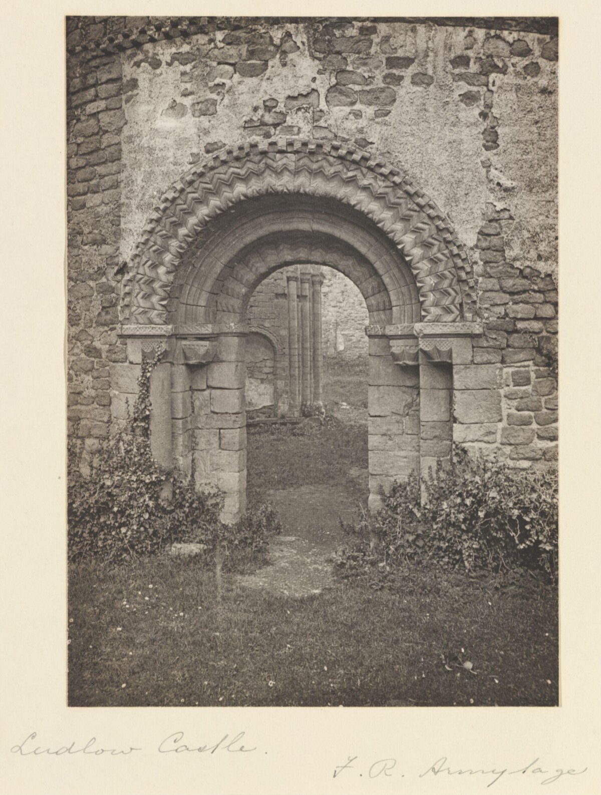 Ludlow Castle Ancient Archway Ruins