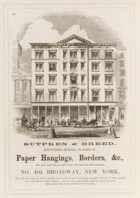 Vintage Sutphen & Breed New York Ad