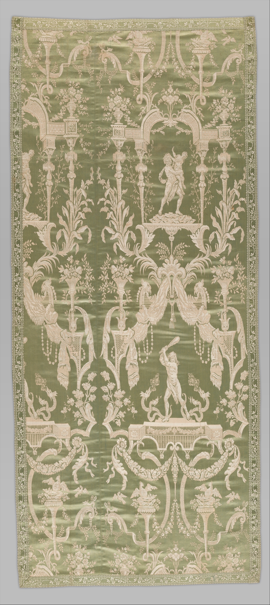 Green Antique Mythological Tapestry