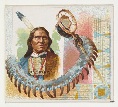 Portrait of Big Snake of Winnebagoes