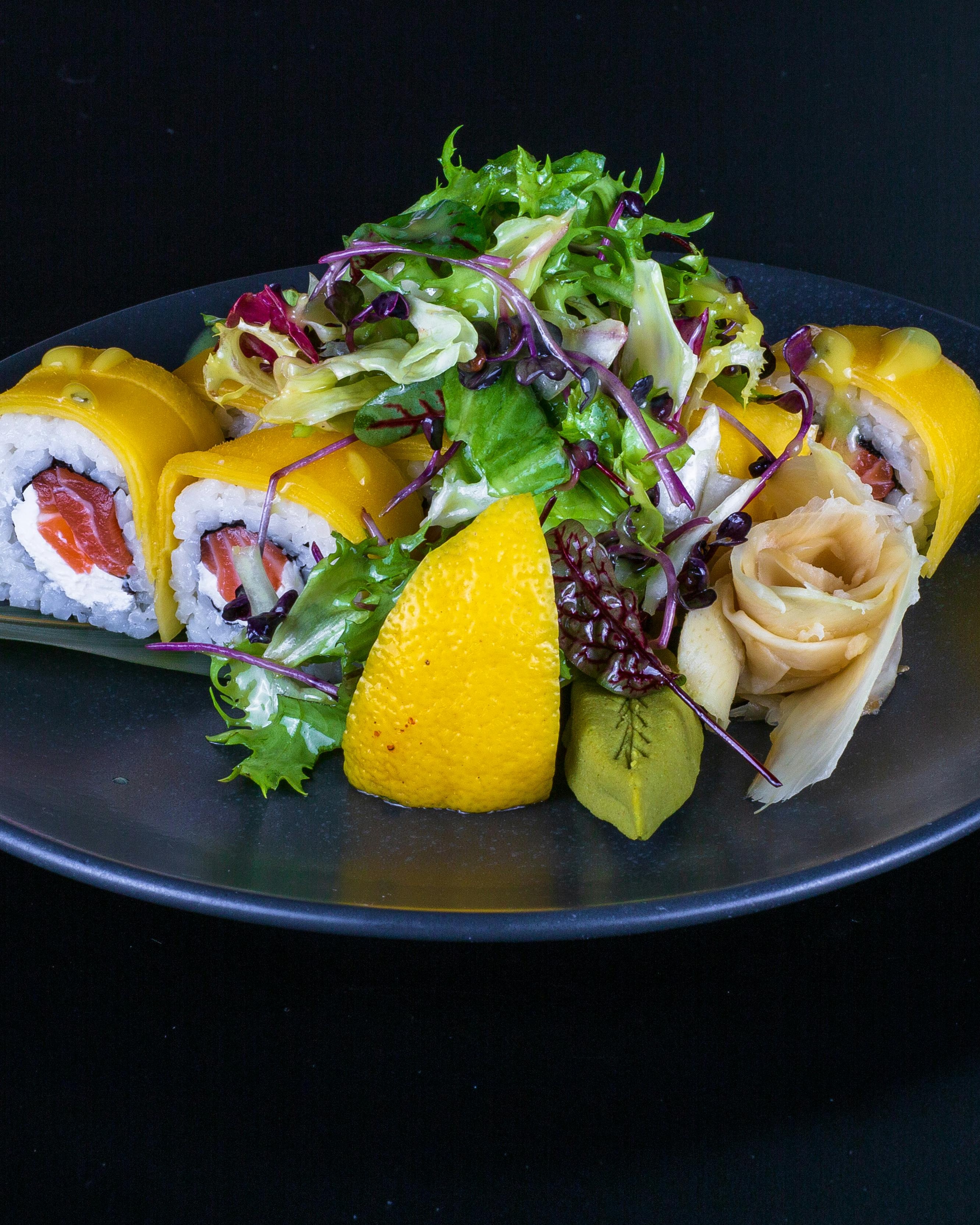 Salmon Maki Sushi Platter