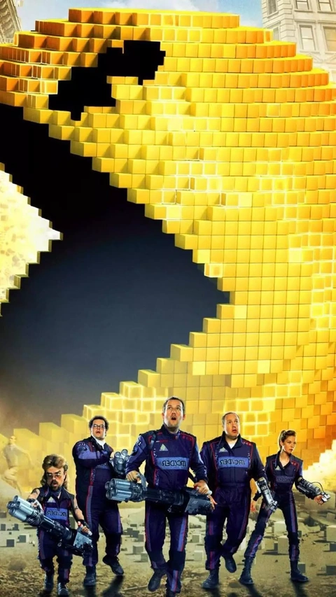 Pixels Movie Promotional Poster