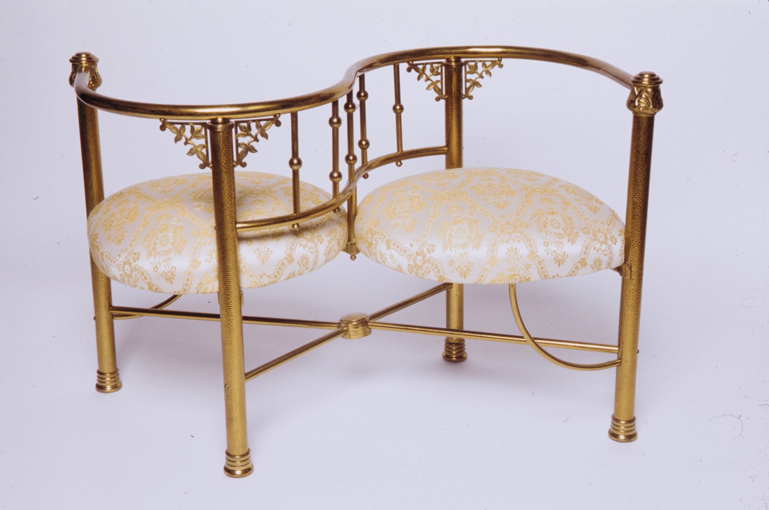 Ornate Gilt Double Conversation Chair