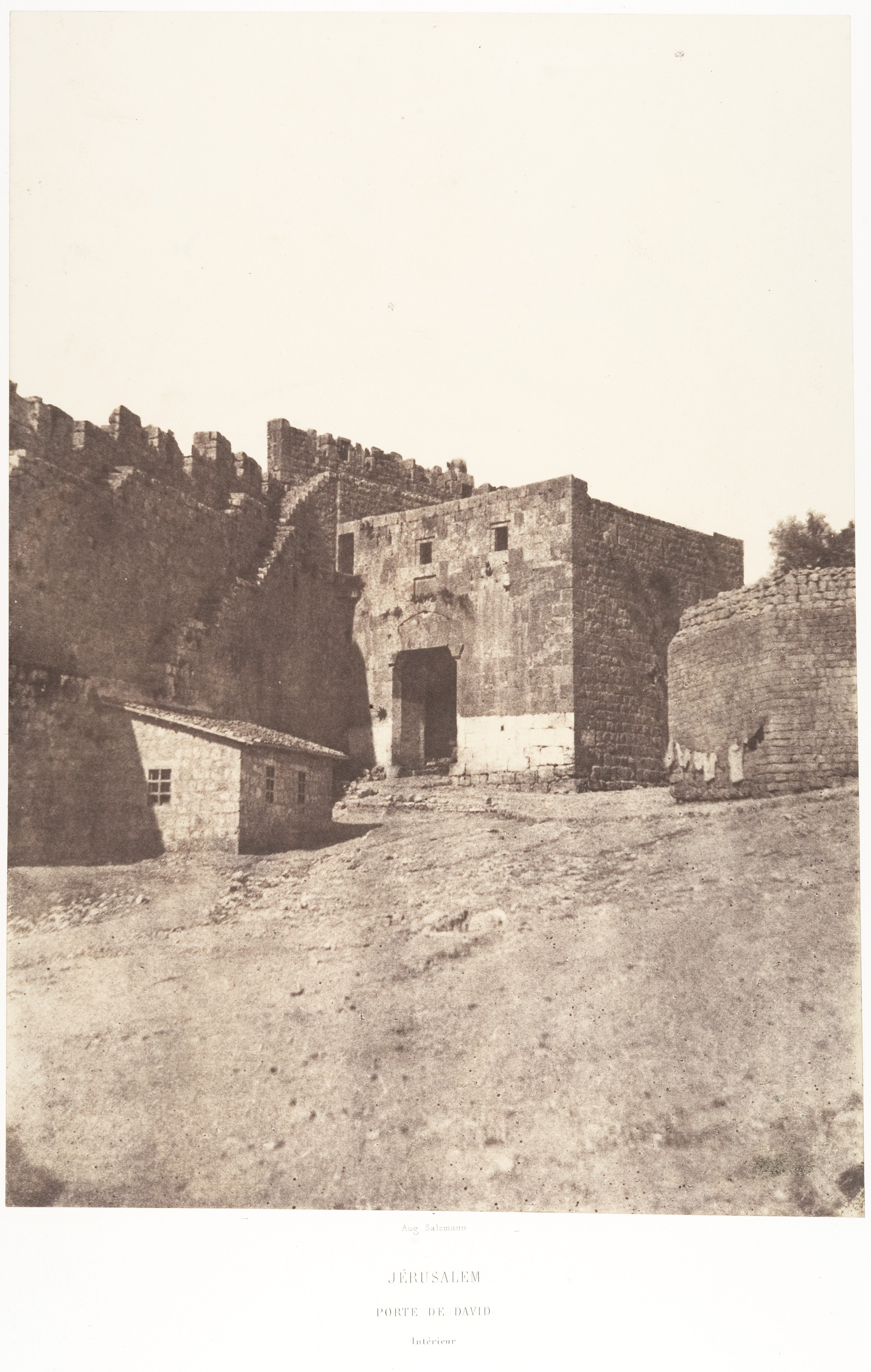 Interior of David's Gate, Jerusalem