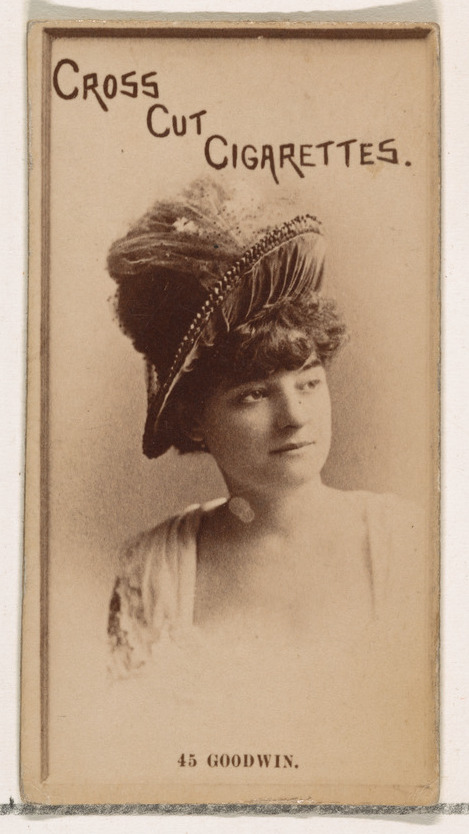 Vintage Cross Cut Cigarettes Tobacco Card