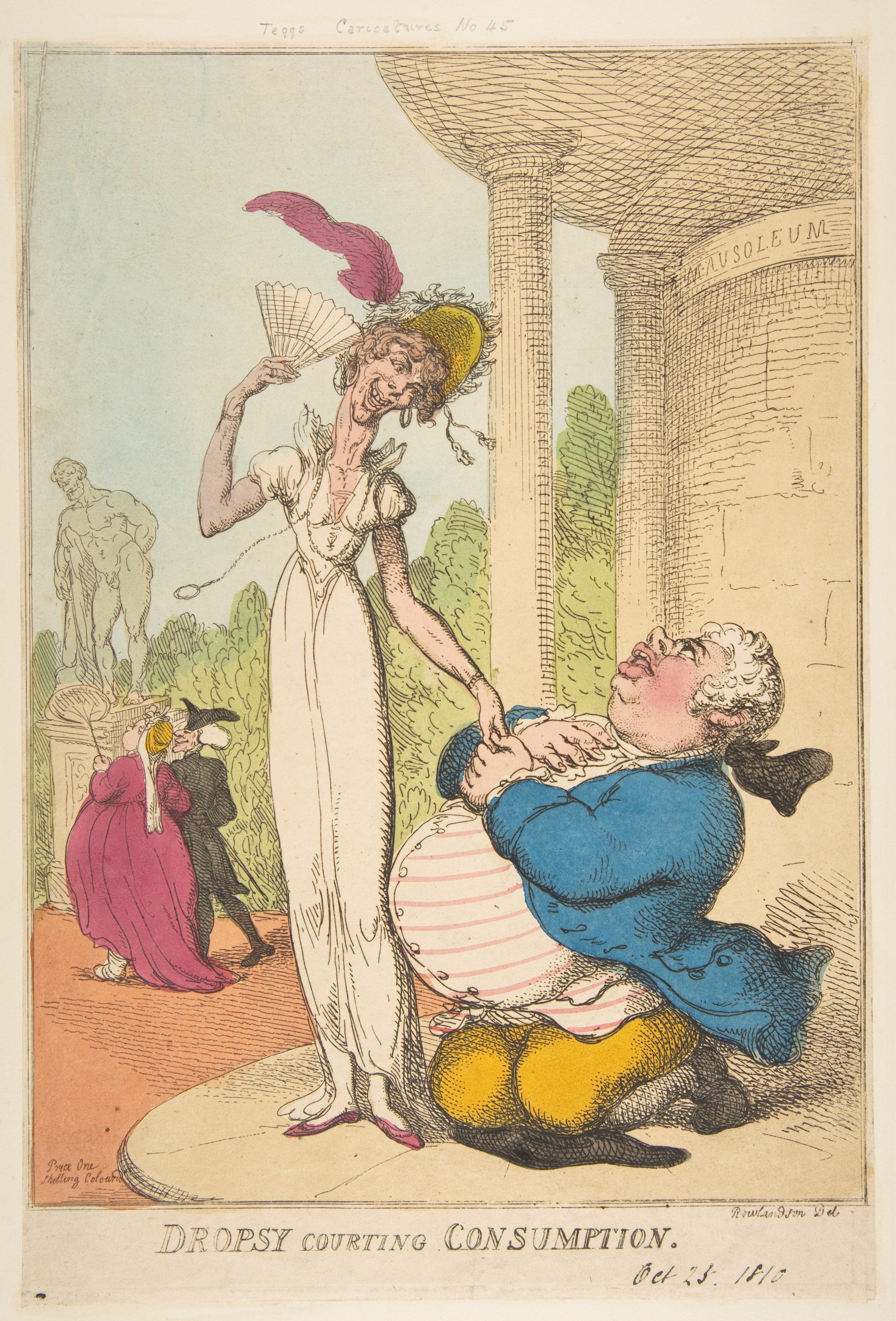 Dropsy Courting Consumption Caricature