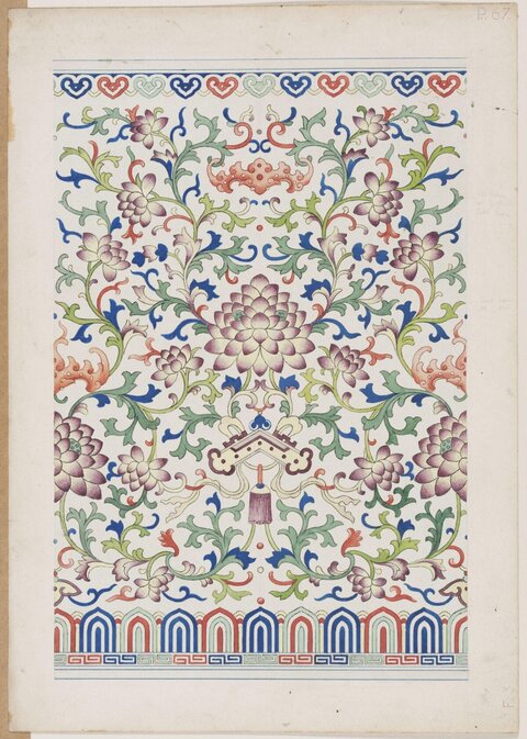 Traditional Chinese Lotus Pattern