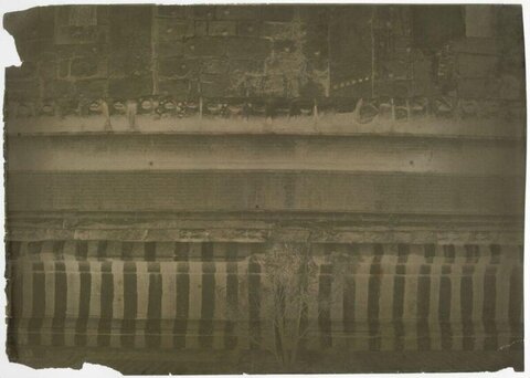 Old Photo of Ancient Stone Wall