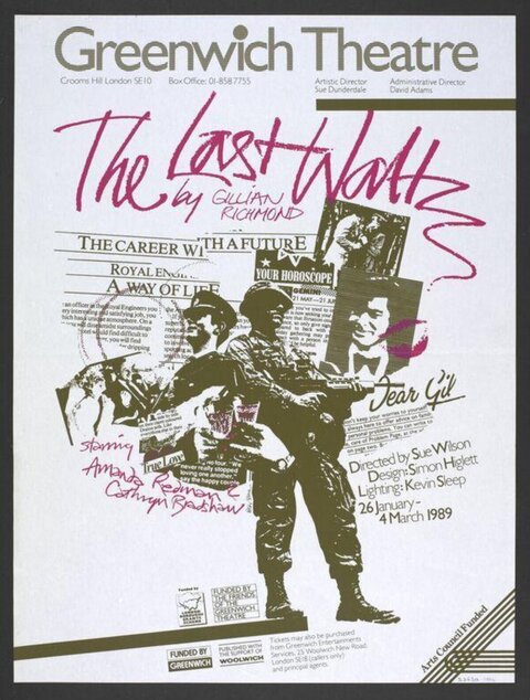 1989 The Last Waltz Play Poster