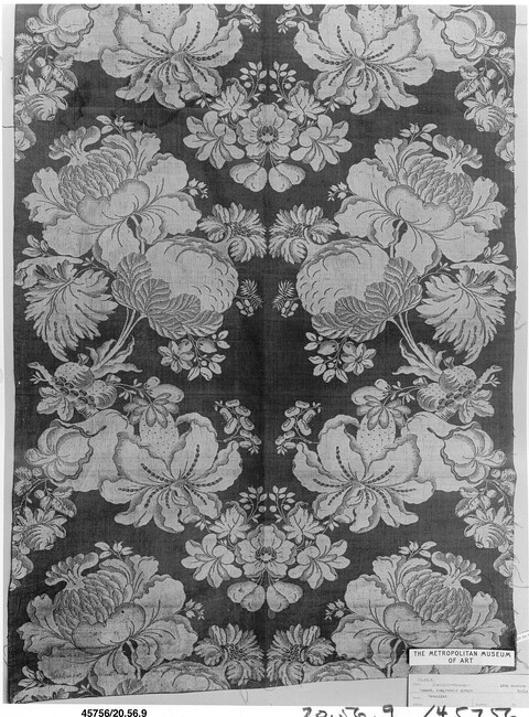 18th Century French Floral Textile
