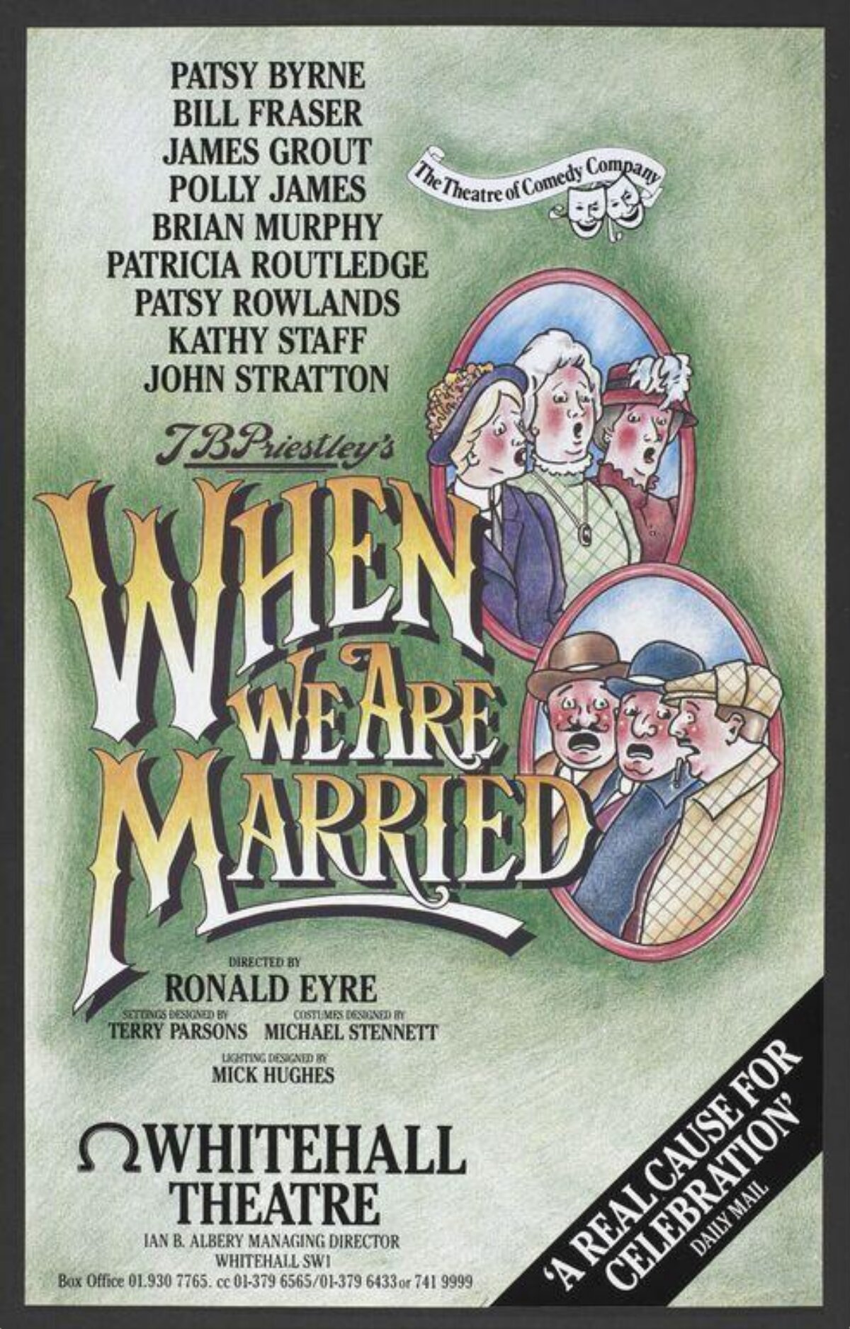 When We Are Married Theatre Poster
