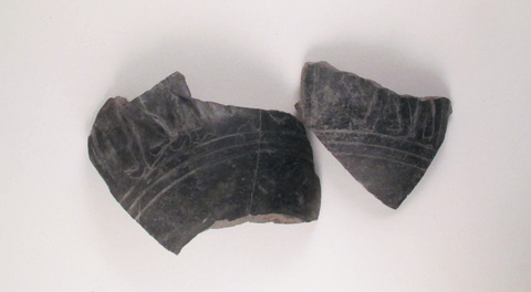Two Ancient Incised Pottery Sherds