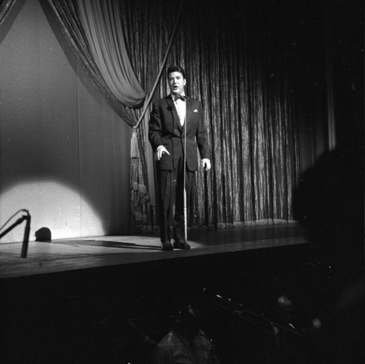 Male Singer Performing On Stage