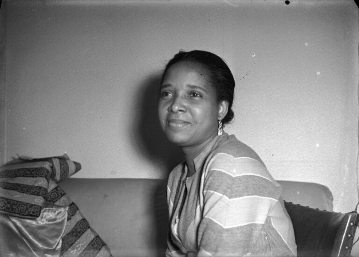 Portrait of Seated Black Woman