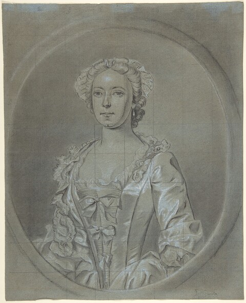 Portrait Sketch of 18th Century Lady