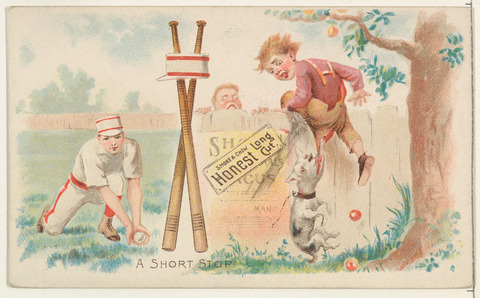 Vintage Baseball Tobacco Advertisement