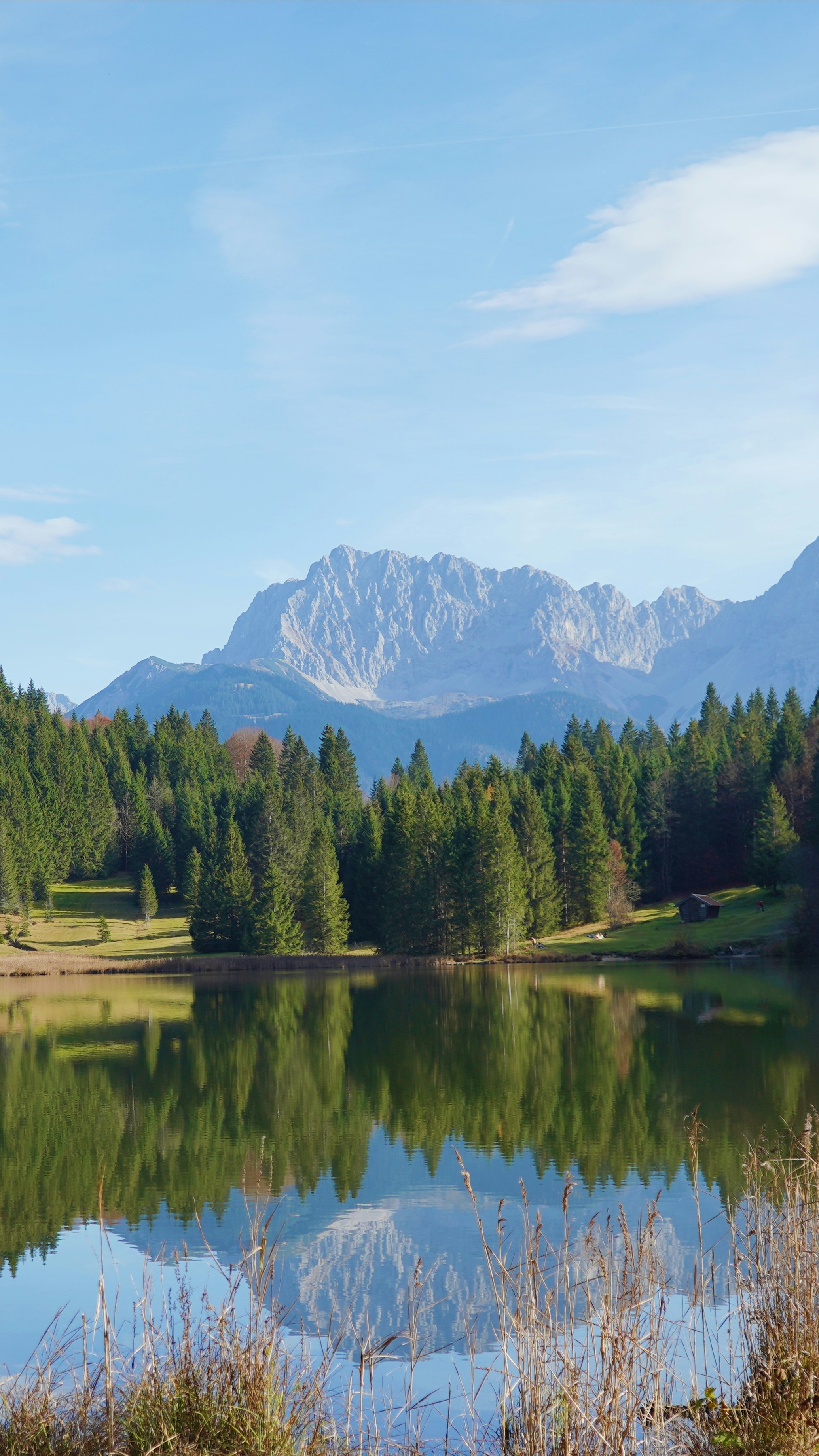 Alpine Mountain Lake Reflection