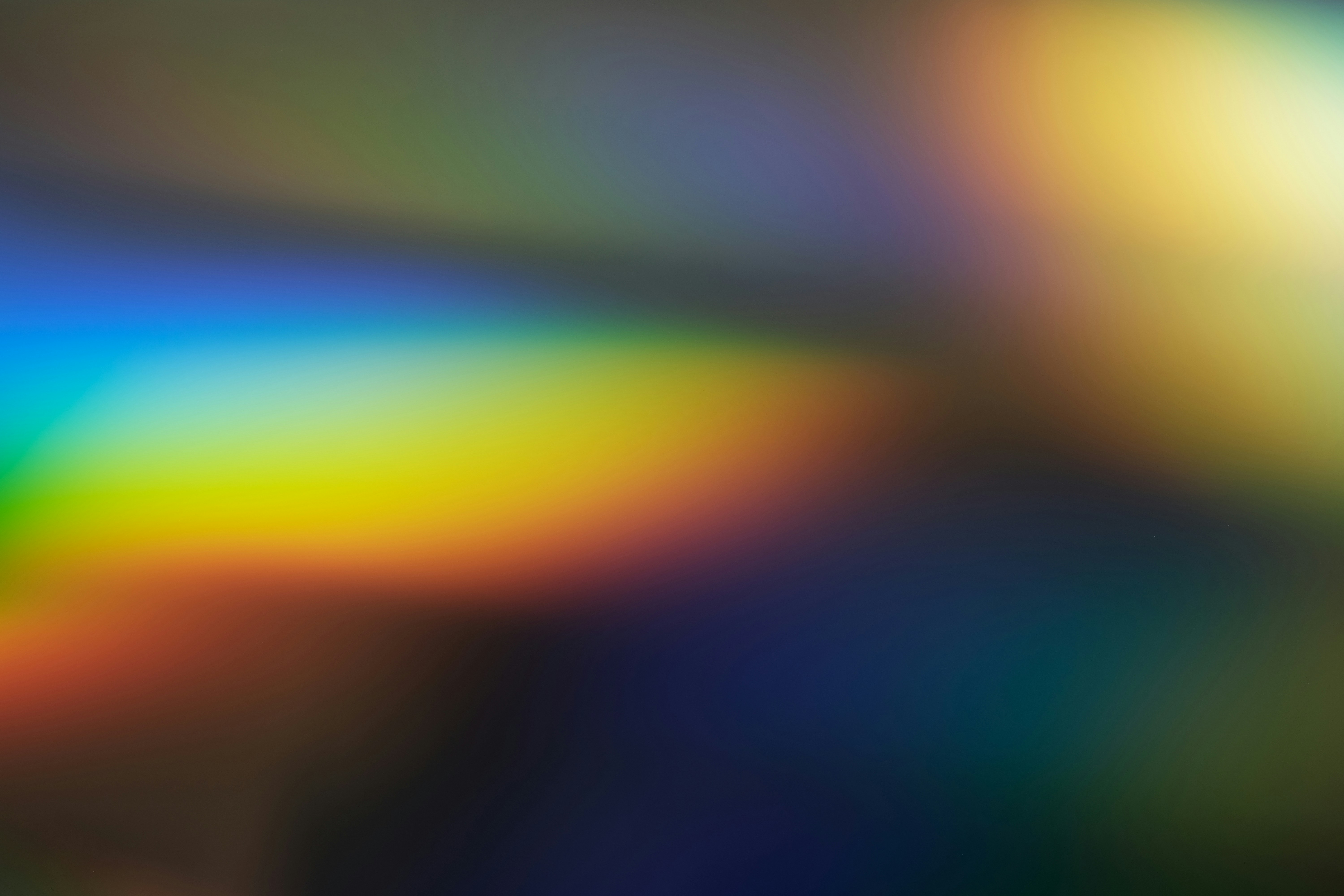 Blurred Soft Iridescent Light Gradient