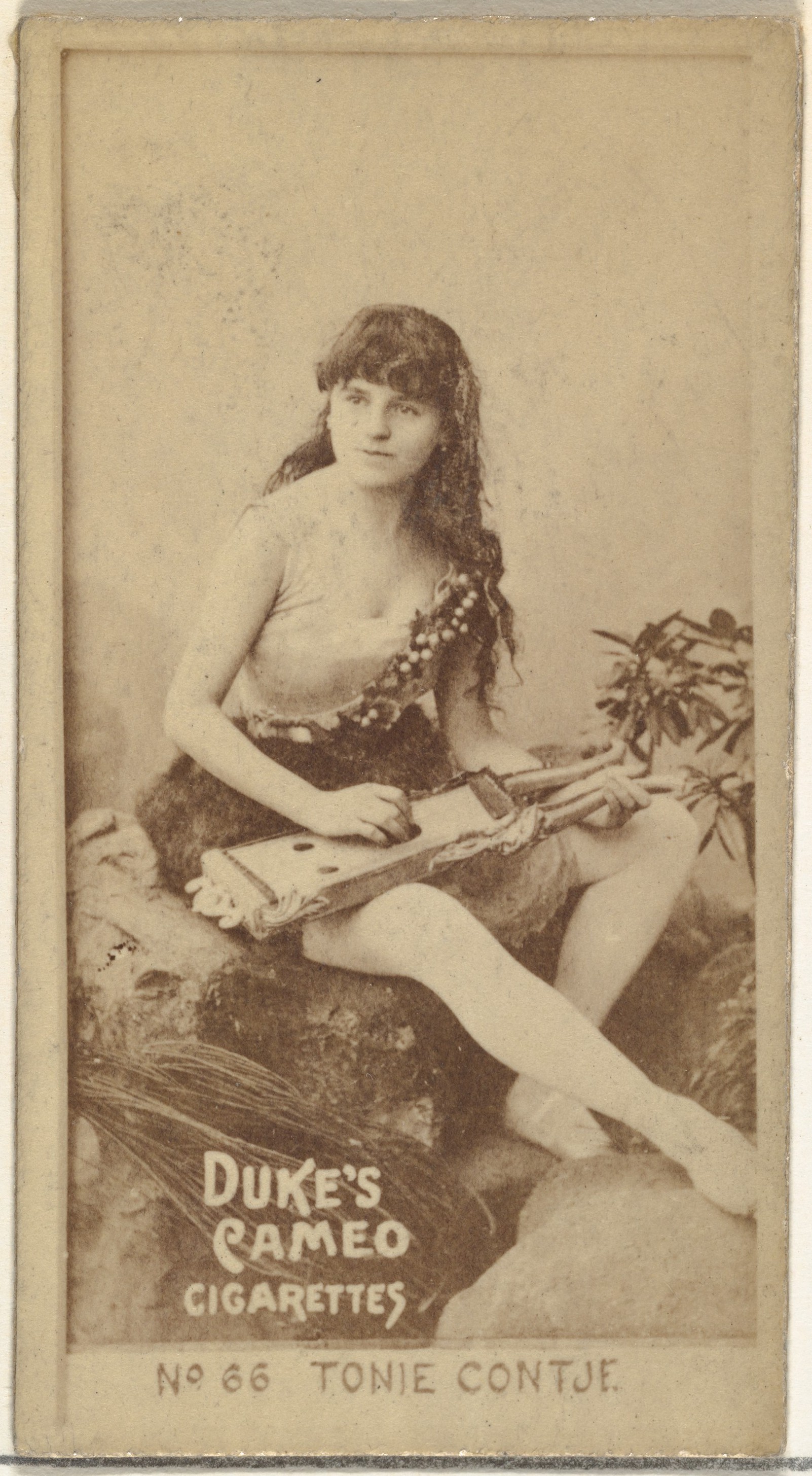 Vintage Duke's Cigarette Card of Tonie Contje