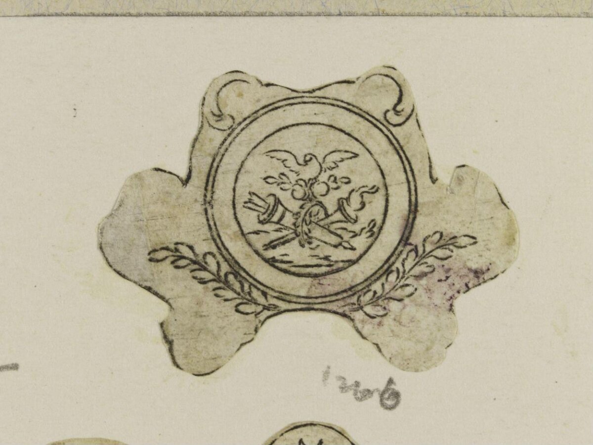 Hand-drawn Historical Emblem Sketch