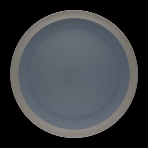 Solid Light Blue Round Plate
