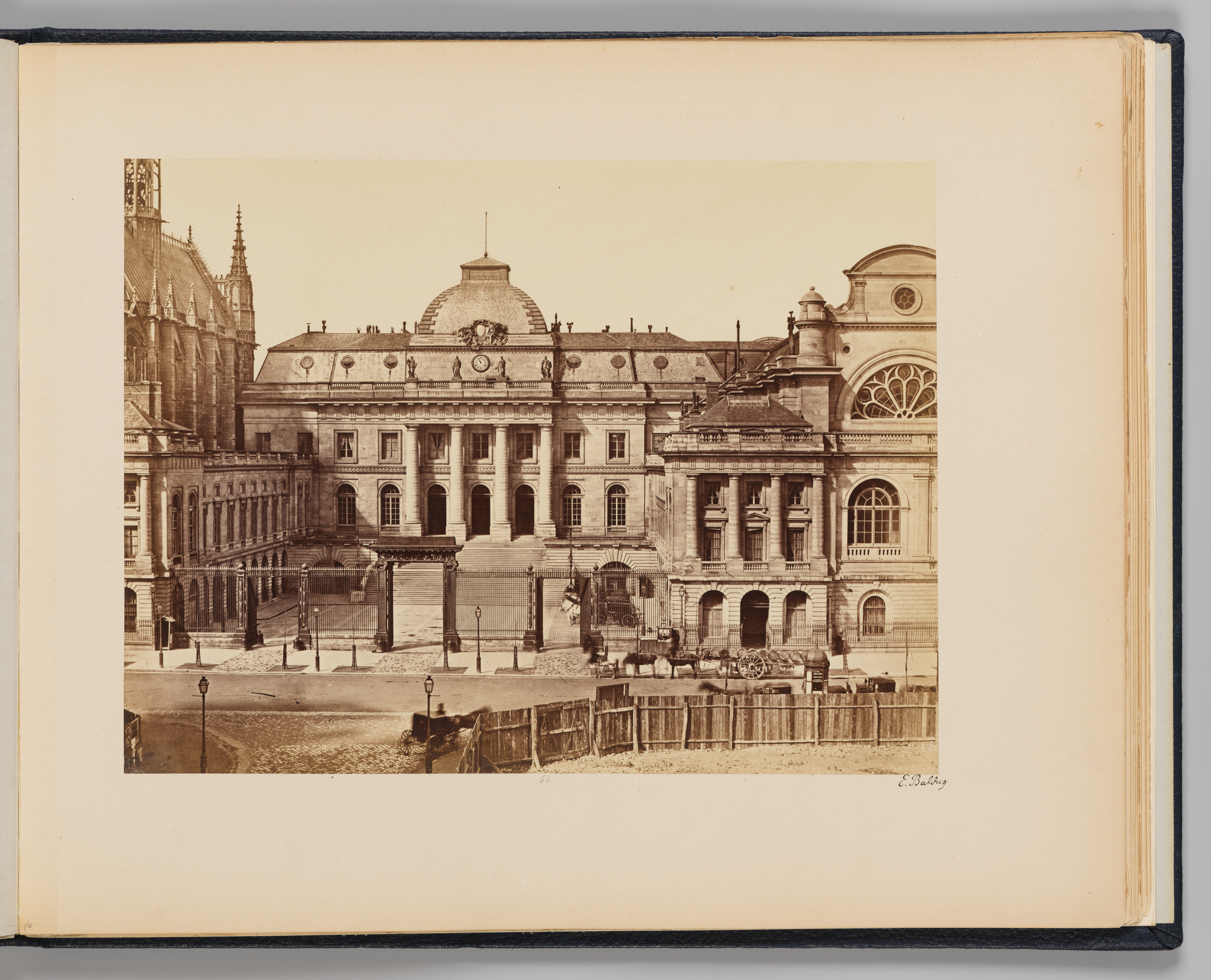 Vintage Paris Courthouse Exterior
