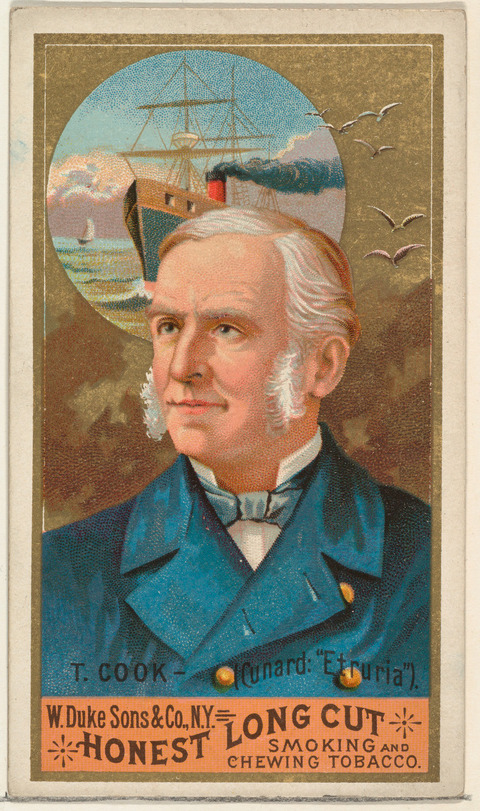 Vintage T. Cook Tobacco Advertising Card