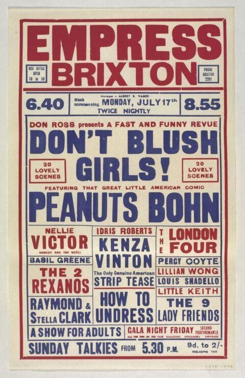 Empress Brixton Vintage Show Poster