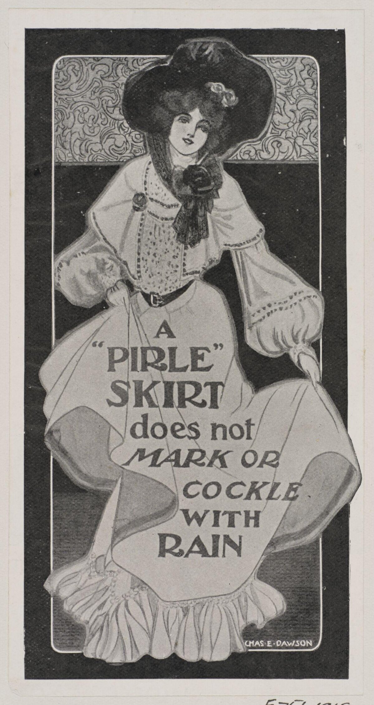 Vintage Pirle Skirt Advertisement