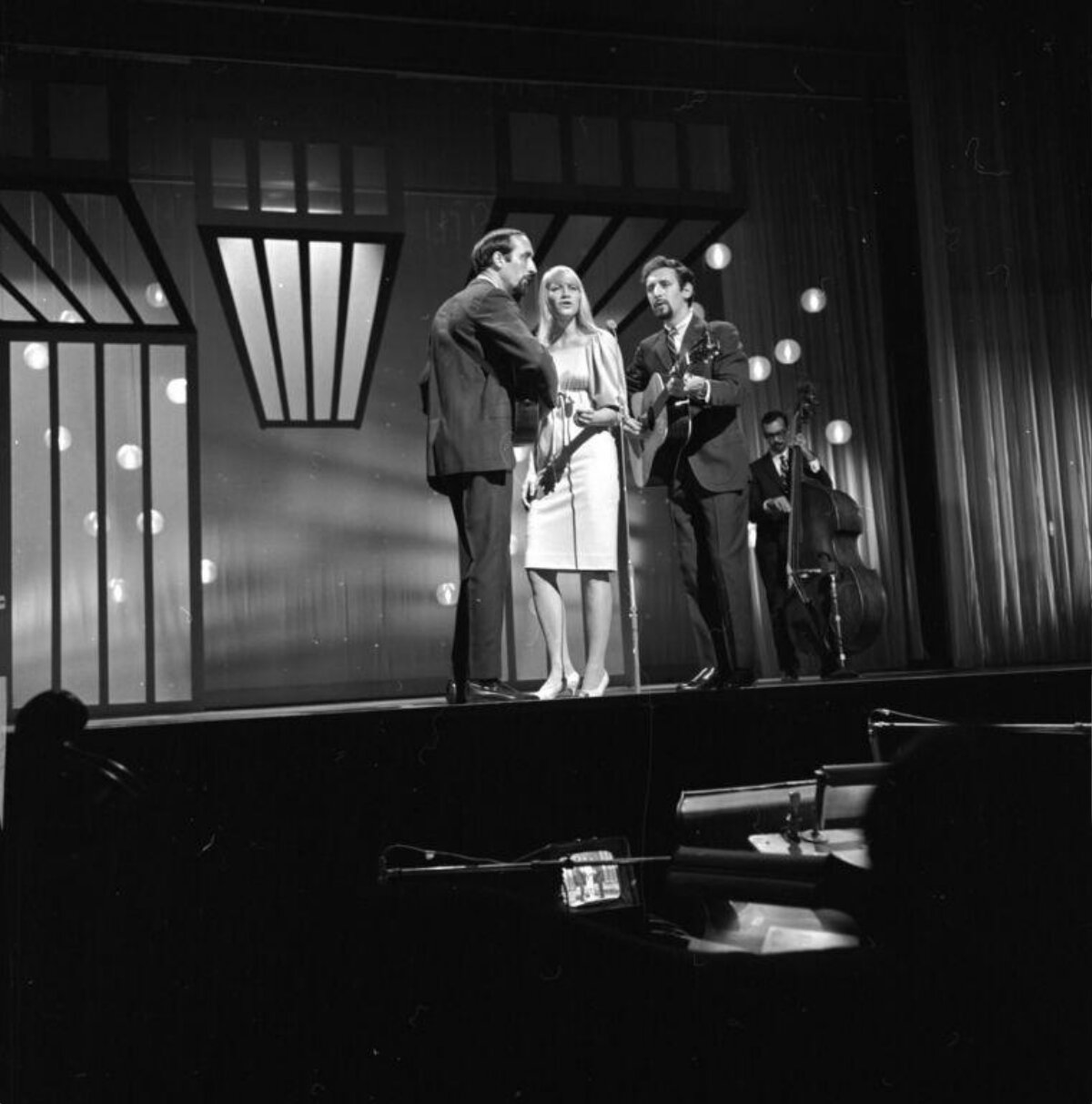 Music Group Performing on Stage