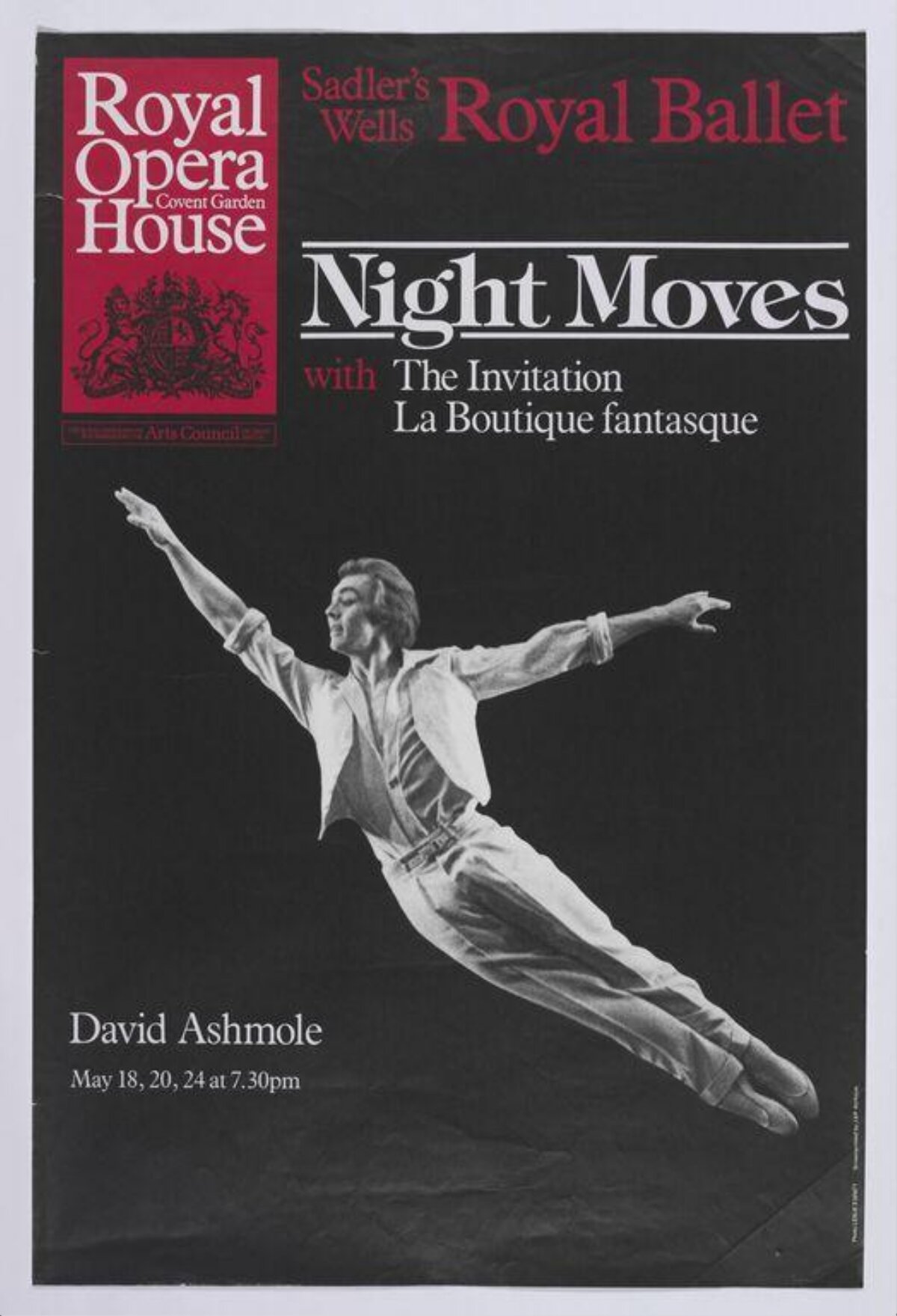 Royal Ballet Night Moves Performance Poster