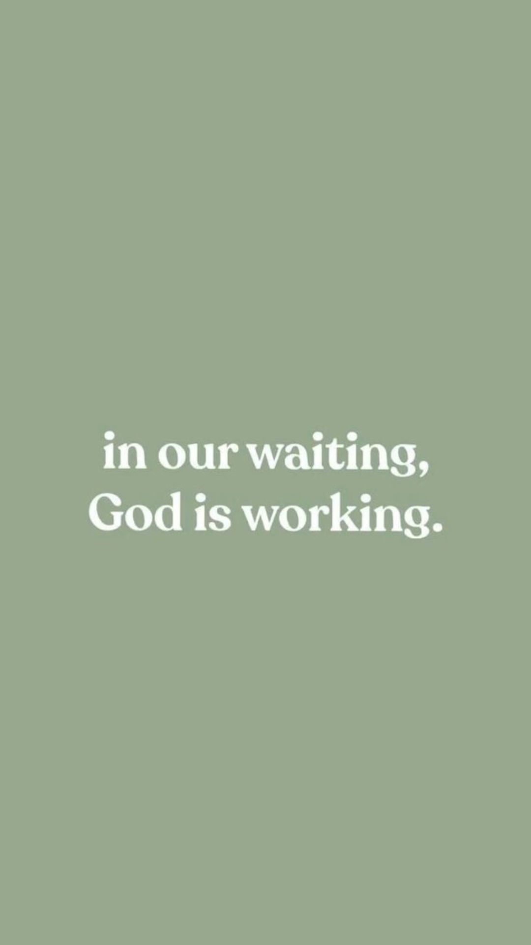 God Is Working Inspirational Quote