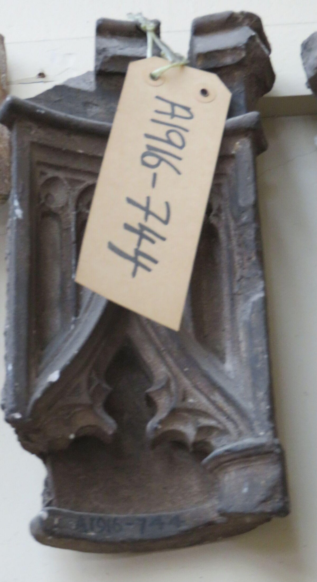 Tagged Carved Architectural Fragment