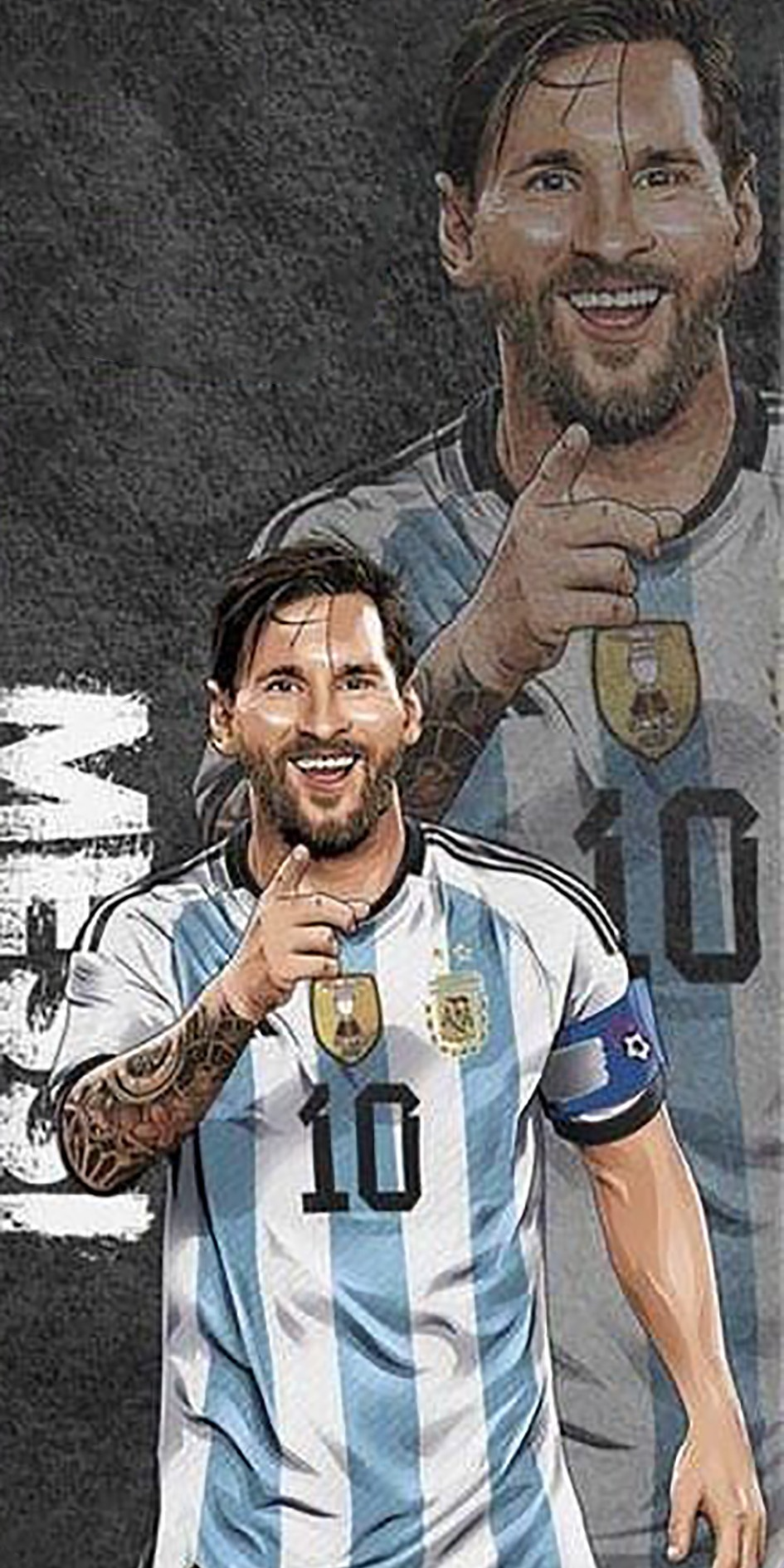Lionel Messi in Argentina Jersey